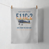 Thumbnail for F11C-2 Goshawk Dive from the High Hat design on light gray towel