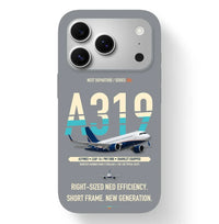 Thumbnail for Airbus A319neo Case design on gray iphone case