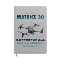 Thumbnail for DJI Matrice 30 design on light gray notebook