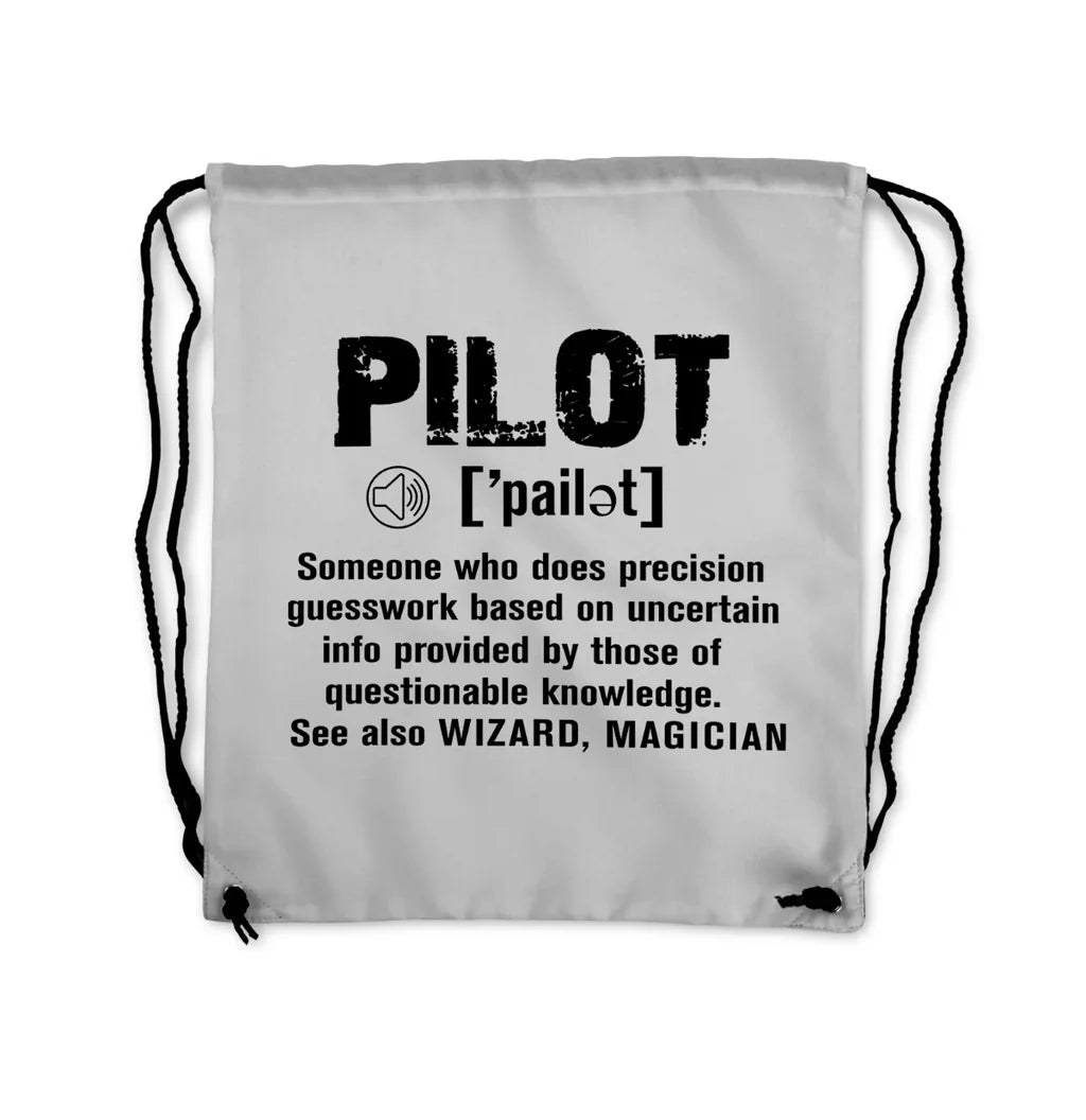 Pilot [Noun] Drawstring Bag - view 6