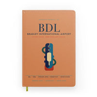 Thumbnail for Bradley International Airport (BDL) design on orange notebook