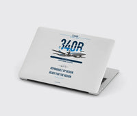 Thumbnail for Saab 340B design on light gray MacBook case