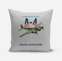 Thumbnail for Junkers Ju 88A-4 design on light gray pillow