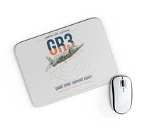 Thumbnail for Hawker Siddeley Harrier GR3 design on light gray rectangle mouse pad