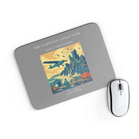 Thumbnail for VINTAGE G4447 - The Clifftop Castle Pass - Designed Mouse Pads design on gray rectangle