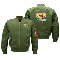 Thumbnail for VINTAGE G4156 - The Pylon Turn - Bomber Jacket design on green