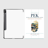 Thumbnail for Beijing Capital International Airport (PEK) design on white samsung tablet tablet case