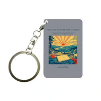 Thumbnail for VINTAGE G4500 - The Five Hundredth Sunrise - Designed Key Chain design on gray