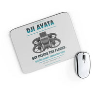 Thumbnail for DJI Avata design on light gray rectangle mouse pad