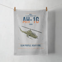 Thumbnail for Bell AH-1G Cobra design on light gray towel