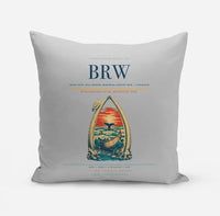 Thumbnail for Wiley Post–Will Rogers Memorial Airport (BRW) design on light gray pillow
