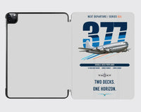 Thumbnail for Boeing 377 Stratocruiser design on light gray ipad tablet case