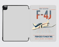 Thumbnail for F-4J Phantom II design on light gray ipad tablet case
