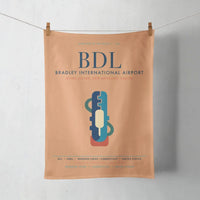 Thumbnail for Bradley International Airport (BDL) design on orange towel