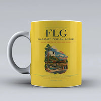 Thumbnail for Flagstaff Pulliam Airport (FLG) airport code design on yellow ceramic mug