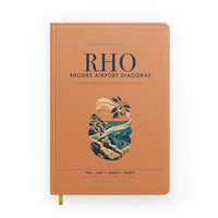 Thumbnail for Rhodes Airport Diagoras (RHO) design on orange notebook