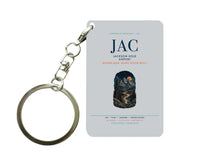Thumbnail for Jackson Hole Airport (JAC) design on light gray key chain