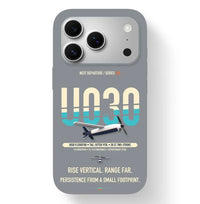 Thumbnail for Airbus U030 Flexrotor Case design on gray iphone case