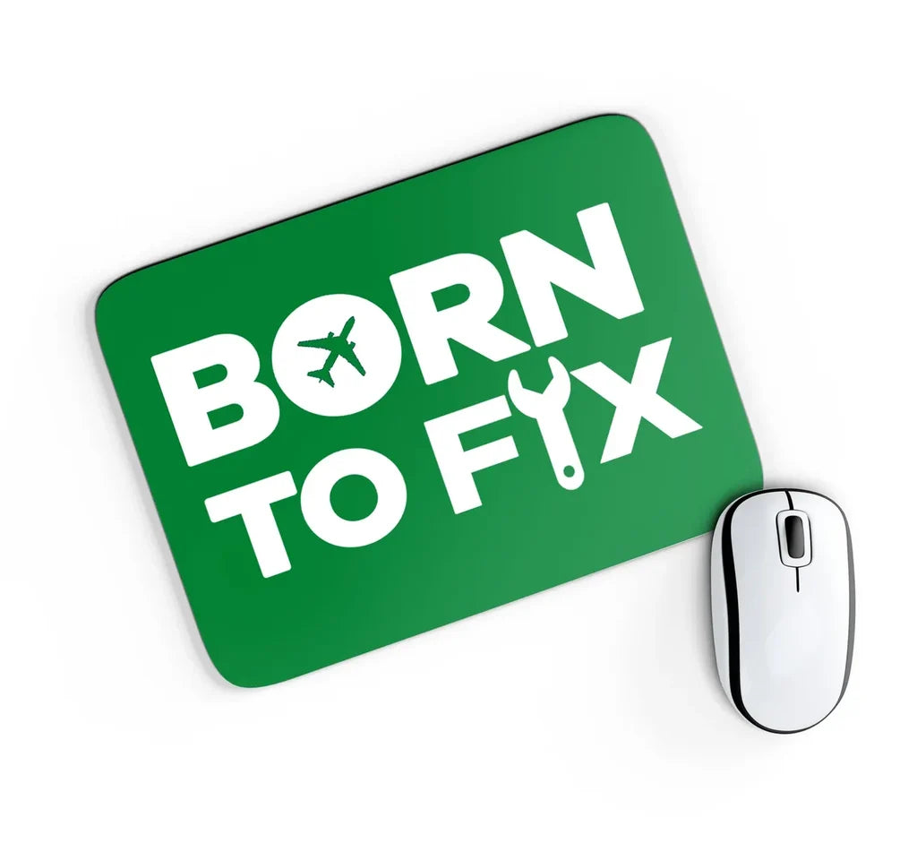 Born To Fix Airplanes Mouse Pad - view 6