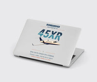 Thumbnail for Bombardier Learjet 45XR design on light gray MacBook case
