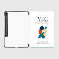 Thumbnail for Valencia Airport (VLC) design on white samsung tablet tablet case