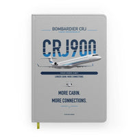 Thumbnail for Bombardier CRJ900 design on light gray notebook