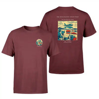 Thumbnail for VINTAGE G4295 - The High Desert Speed Trap - Double-Side T-Shirt design on darkred double side t shirt