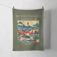 Thumbnail for VINTAGE G4436 - The Sunday Polish Club - Designed Towels design on greenarmy