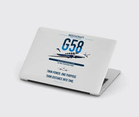 Thumbnail for Beechcraft Baron G58 design on light gray MacBook case