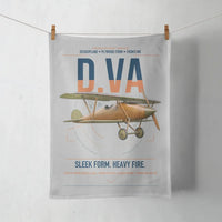 Thumbnail for Albatros D.Va design on light gray towel