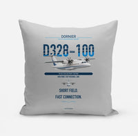 Thumbnail for Dornier D328-100 design on light gray pillow