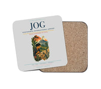 Thumbnail for Yogyakarta International Airport (JOG) design on light gray 1 piece coaster