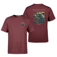 Thumbnail for VINTAGE G4167 - The Engine Change - Double-Side T-Shirt design on darkred double side t shirt