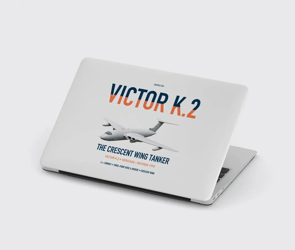 Handley Page Victor K.2 design on light gray MacBook case