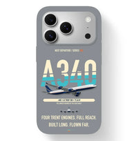 Thumbnail for Airbus A340-600 Case design on gray iphone case