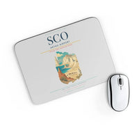 Thumbnail for Aktau Airport (SCO) design on light gray rectangle mouse pad