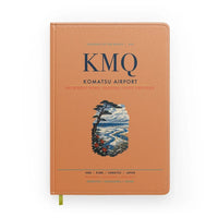 Thumbnail for Komatsu Airport (KMQ) design on orange notebook
