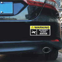 Thumbnail for Warning May Constantly Talk About Car Sticker - view 6