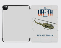 Thumbnail for Bell UH-1H Iroquois design on light gray ipad tablet case