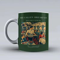 Thumbnail for VINTAGE G4184 - The Galley Breakfast - Ceramic Mug design on darkgreen