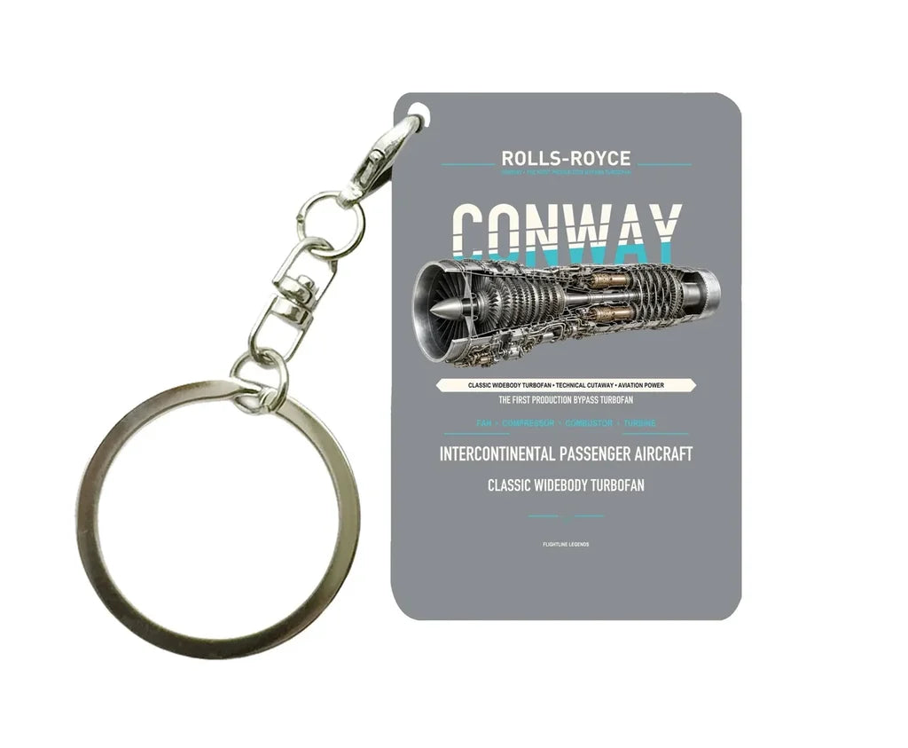 CONWAY Key Chain design on gray key chain