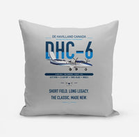 Thumbnail for DHC-6 Twin Otter Classic 300-G design on light gray pillow