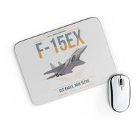 Thumbnail for F-15EX Eagle II design on light gray rectangle mouse pad