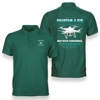 Thumbnail for DJI Phantom 4 RTK design on green polo