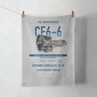 Thumbnail for CF6-6 design on light gray towel