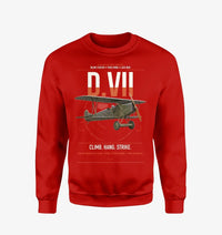 Thumbnail for Fokker D.VII design on red sweatshirt