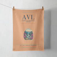 Thumbnail for Asheville Regional Airport (AVL) design on orange towel