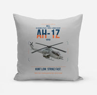 Thumbnail for Bell AH-1Z Viper design on light gray pillow