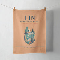 Thumbnail for Milano Linate Airport (LIN) design on orange towel