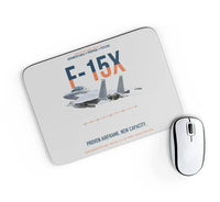 Thumbnail for F-15X Advanced Eagle Proposal Proven Airframe New Capacity design on light gray rectangle mouse pad